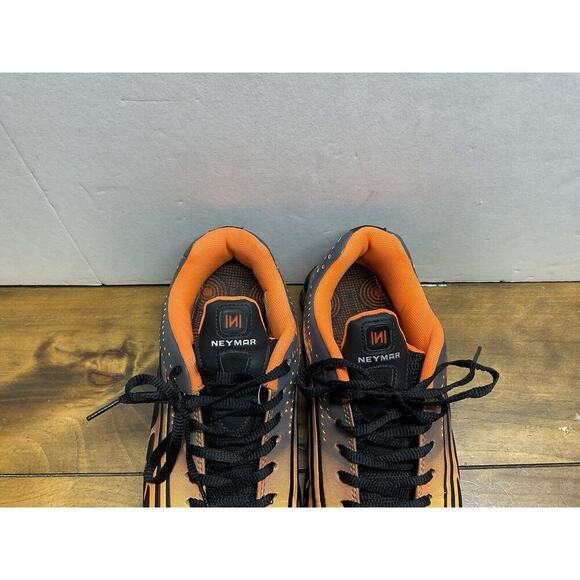 Nike Shox R4 Neymar Shoes Sneakers Black Orange Gym BV1111-100 Mens Size 9.5 main image 5